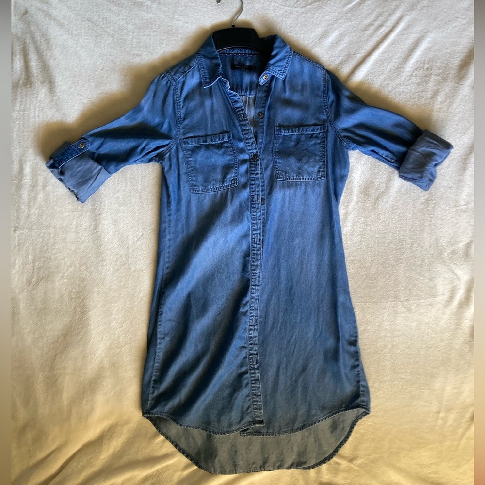 Max Jeans Button-down Shirt Dress